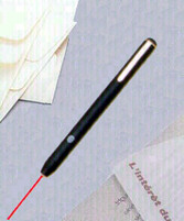 black rubber executive laser pointer