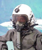 AegisGuard installed in a flight helmet - Larger image
